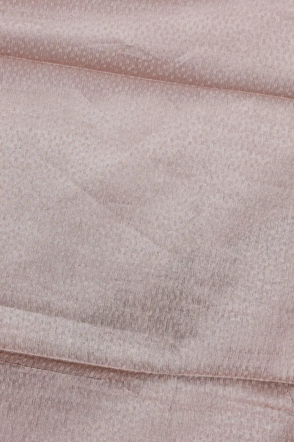 Light Rose Gold Semi Tussar Saree