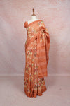 Burnt Orange Organza Tussar Saree