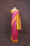 Rose Color Semi Silk Saree - Seematti