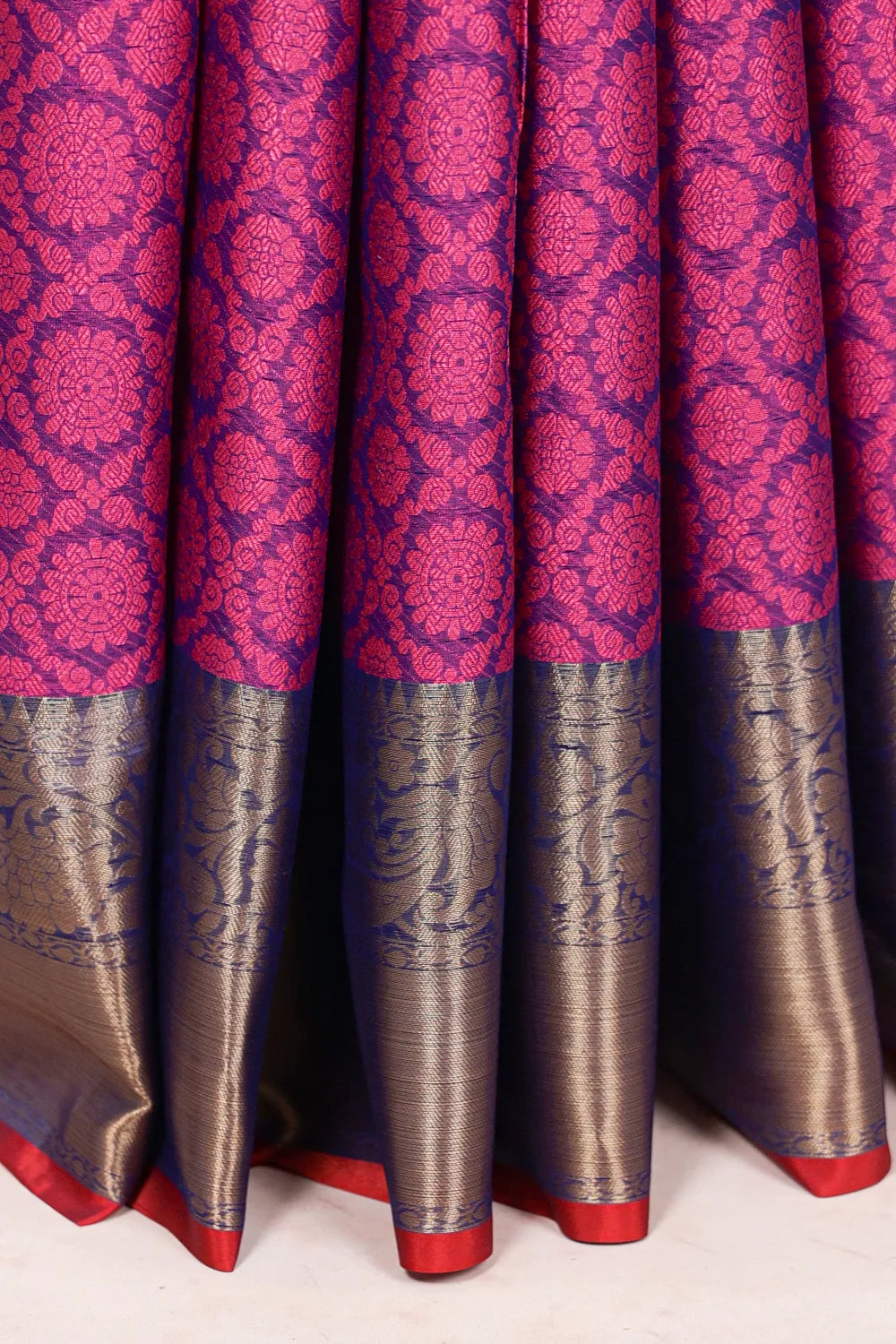 Blue Semi Silk Saree