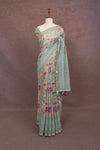 Sea Green Semi Tussar Saree - Seematti