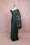 Bottle Green Art Silk Saree - Seematti
