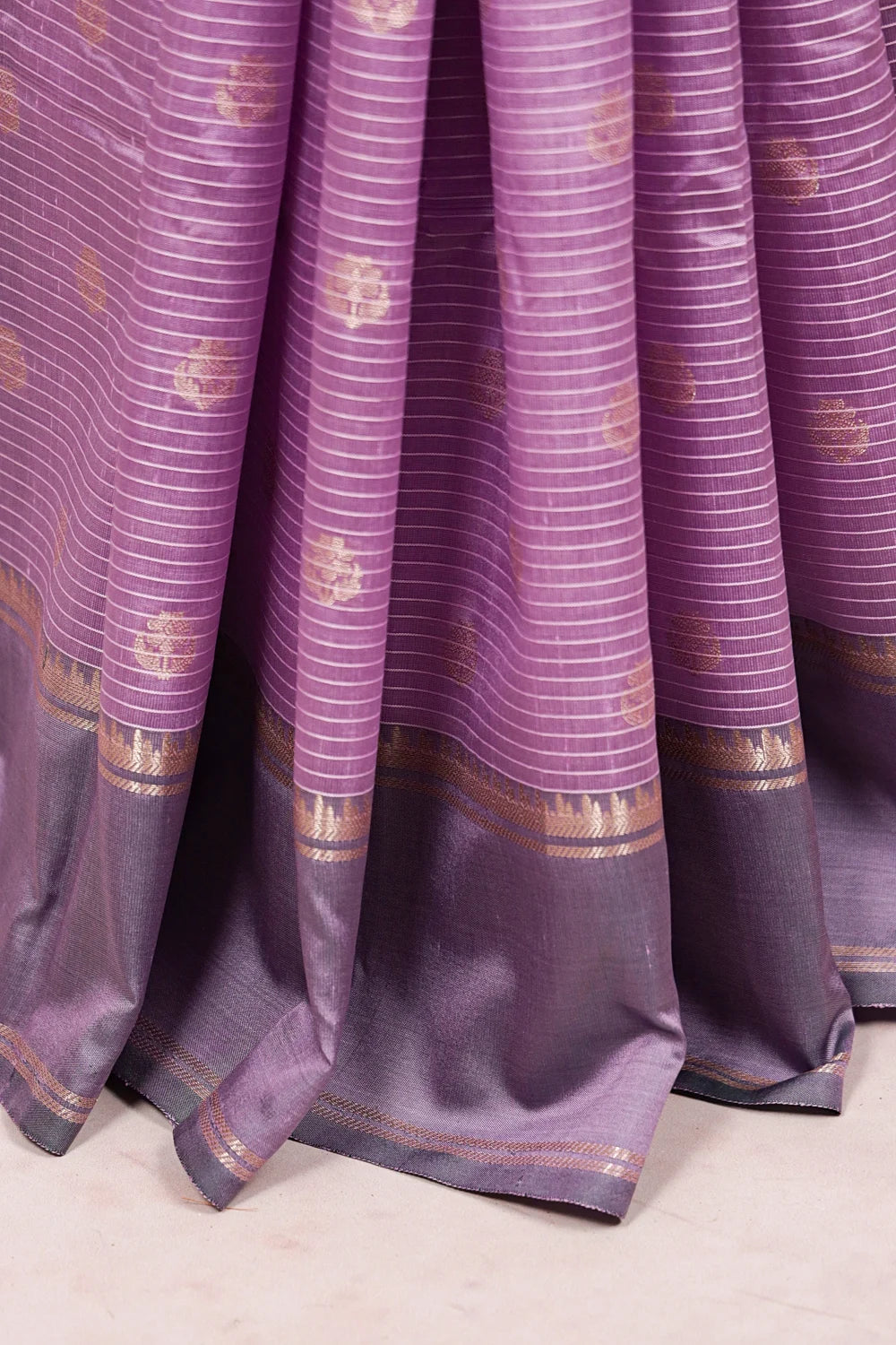 Lavender Art Silk Saree