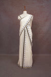 Off White Cotton Set Mundu - Seematti
