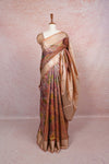 Multi Color Semi Tissue Saree - Seematti