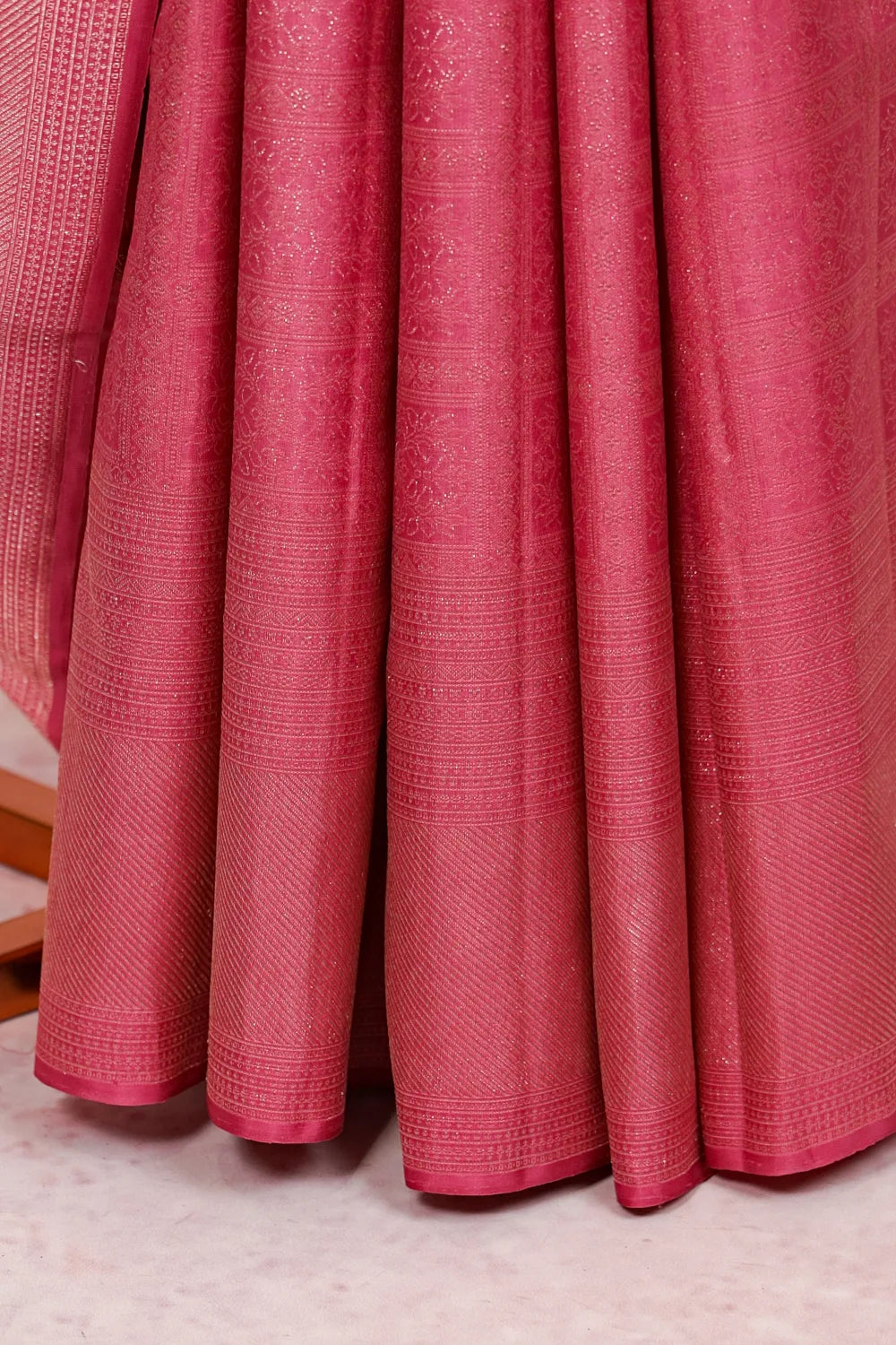 Onion Pink Kancheepuram Silk Saree