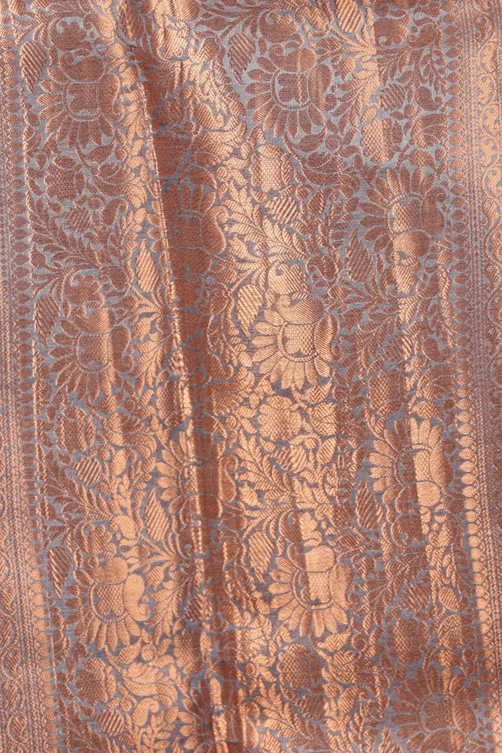Ash Tussar Saree