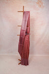 Onion Color Tussar Silk Saree - Seematti