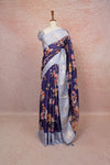 Blue Semi Silk Saree