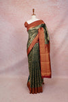 Green Semi Tissue Saree