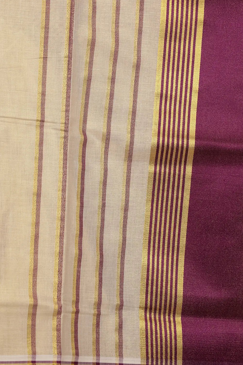Golden Tissue Kerala Saree.