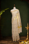 Golden Tissue Kerala Saree - Seematti