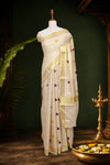 Golden Tissue Kerala Saree - Seematti