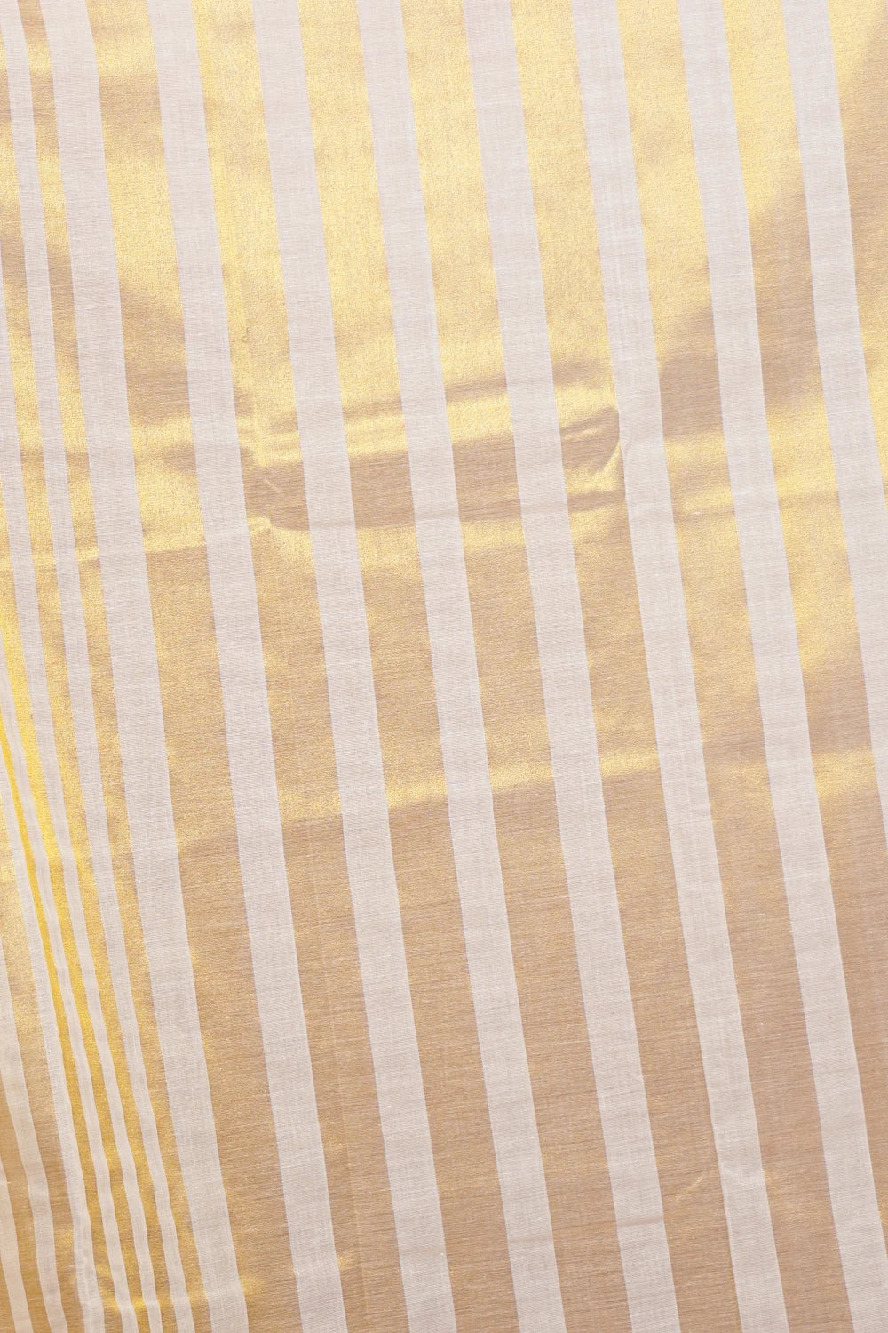 Off White Cotton Kerala Saree