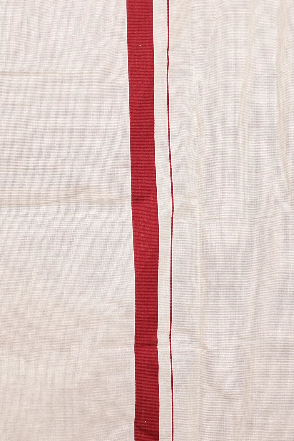 Off White Cotton Set Mundu