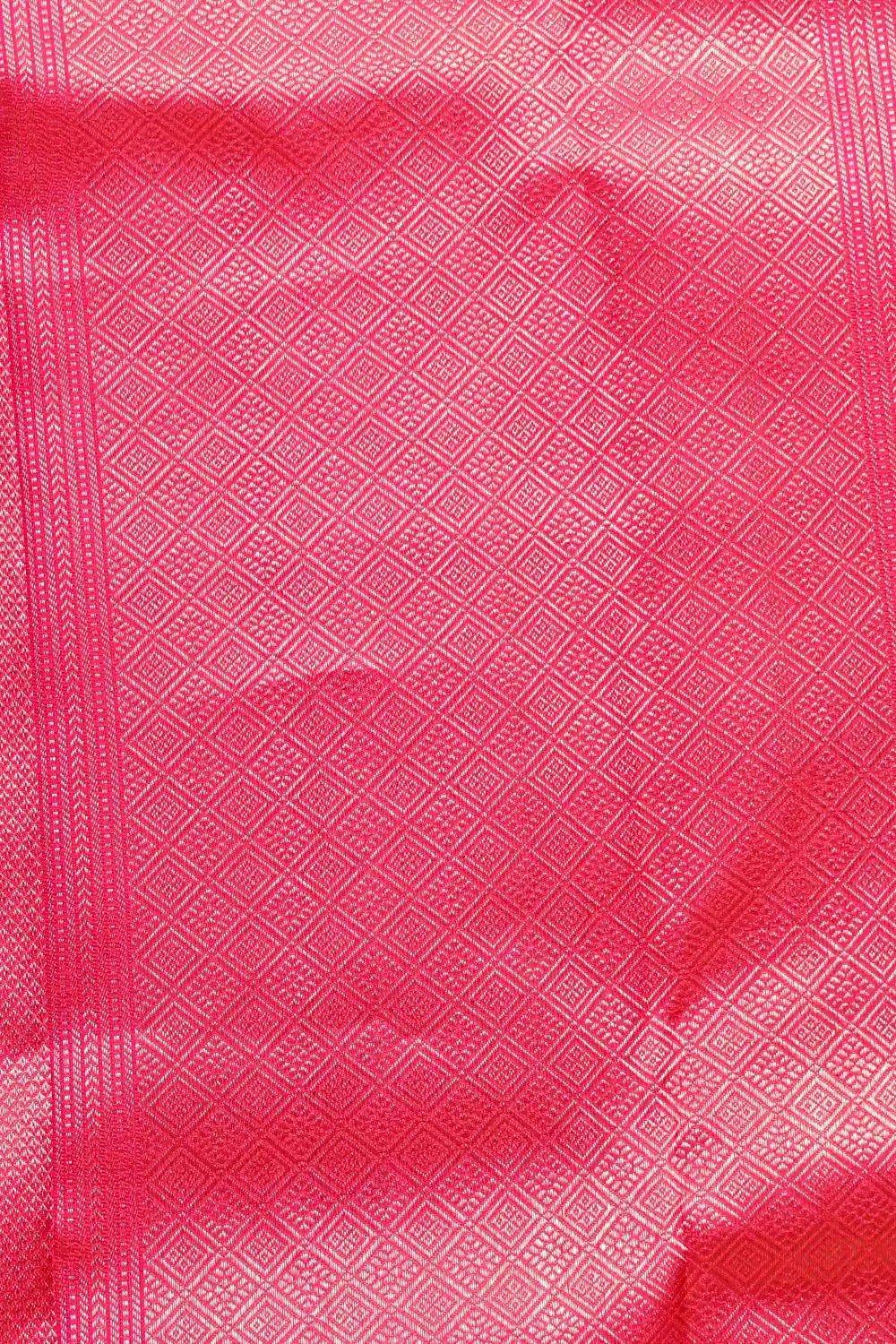 Reddish Pink Kancheepuram Silk Saree