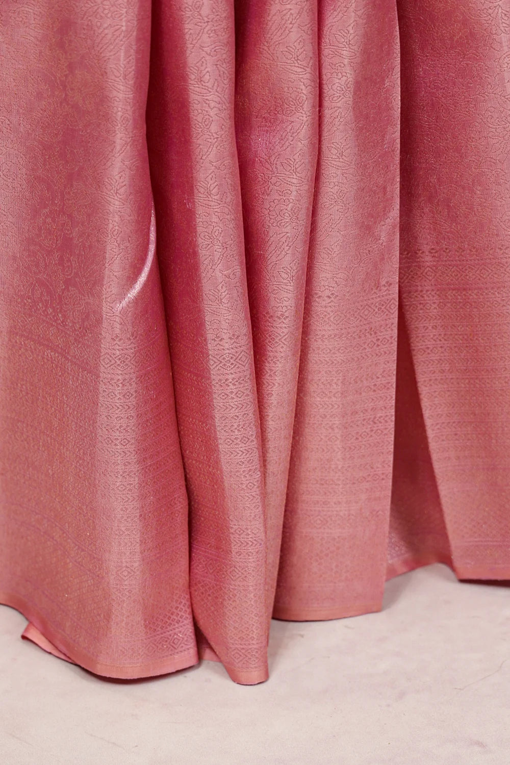 Pink Kancheepuram Silk Saree