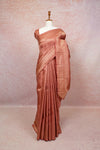 Terracotta Copper Brown Kancheepuram Silk Saree