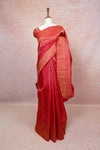 Maroonish Red Kancheepuram Silk Saree