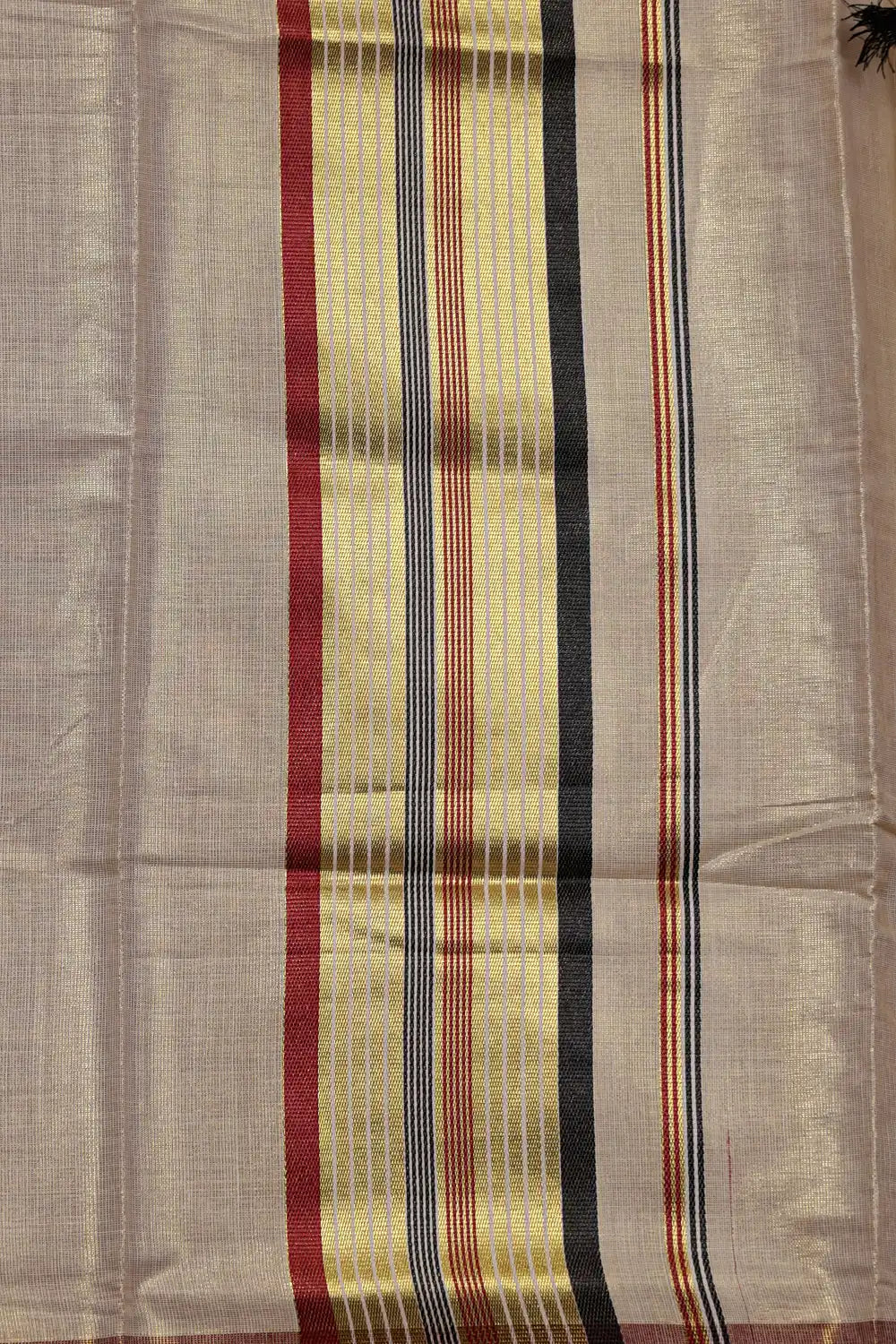 Golden Tissue Kerala Set Mundu