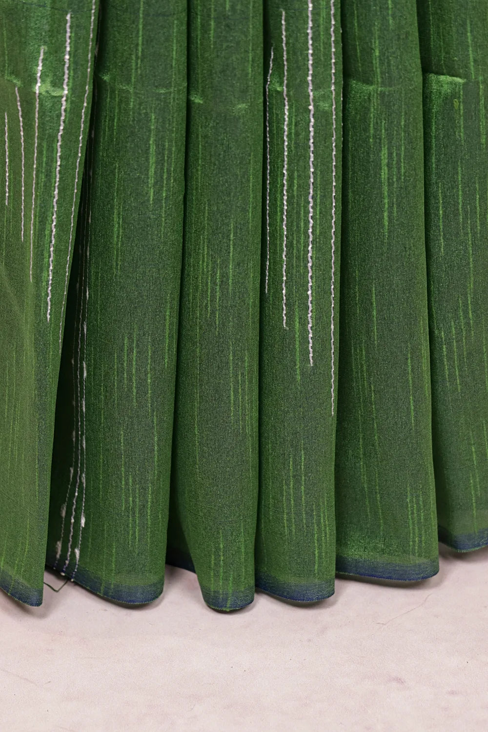 Green Semi Tussar Saree