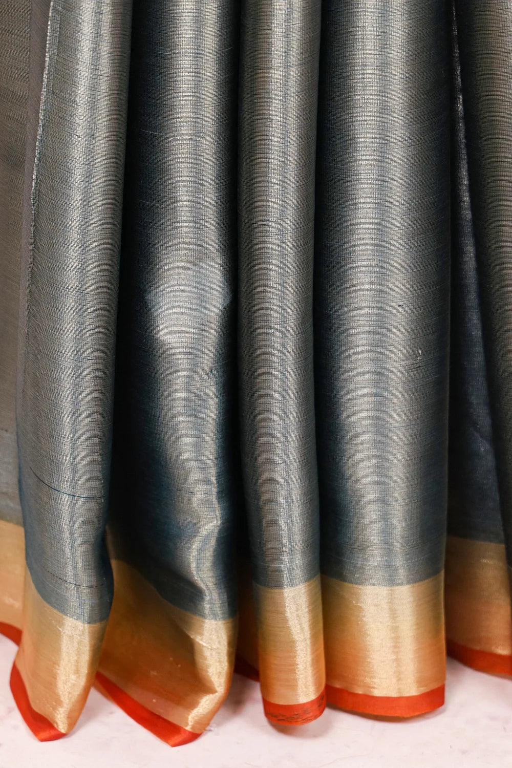 Blue Semi Tissue Saree
