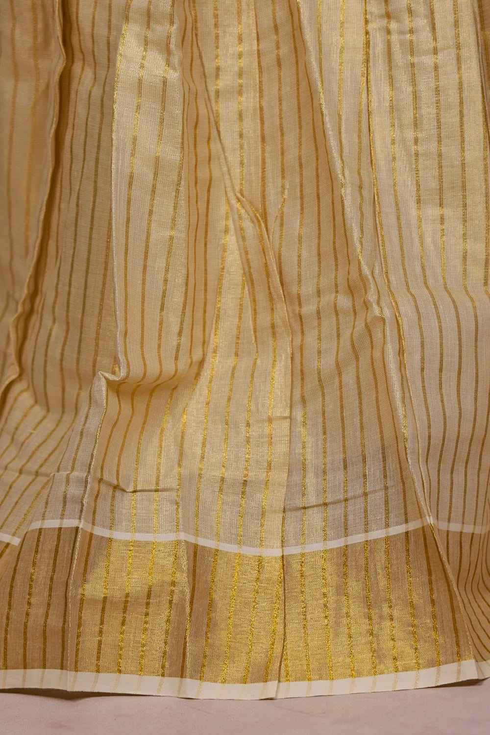 Girls Rust Color Top And Golden Skirt