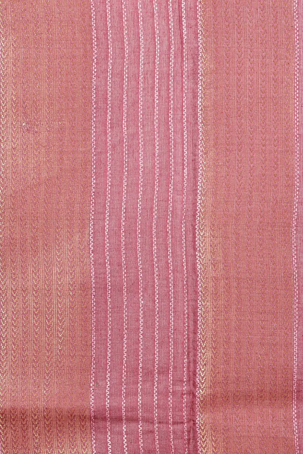 Onion Color Tussar Saree