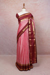 Light Pink Semi Kancheepuram Saree