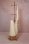 Off White Mul Cotton Kerala Saree