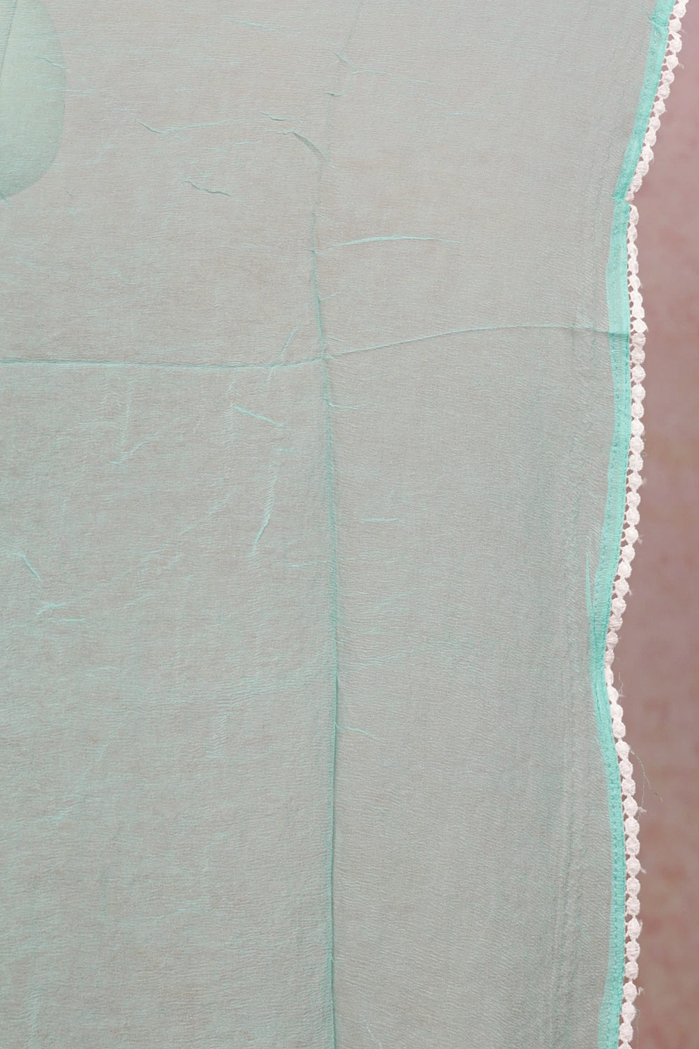 Sapphire Green Kota Embroidery Unstitched Churidhar Material