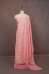 Pink Cotton Printed Unstitched Churidhar Material