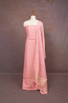 Peach Semi Silk Mirror Work Unstitched Churidhar Material