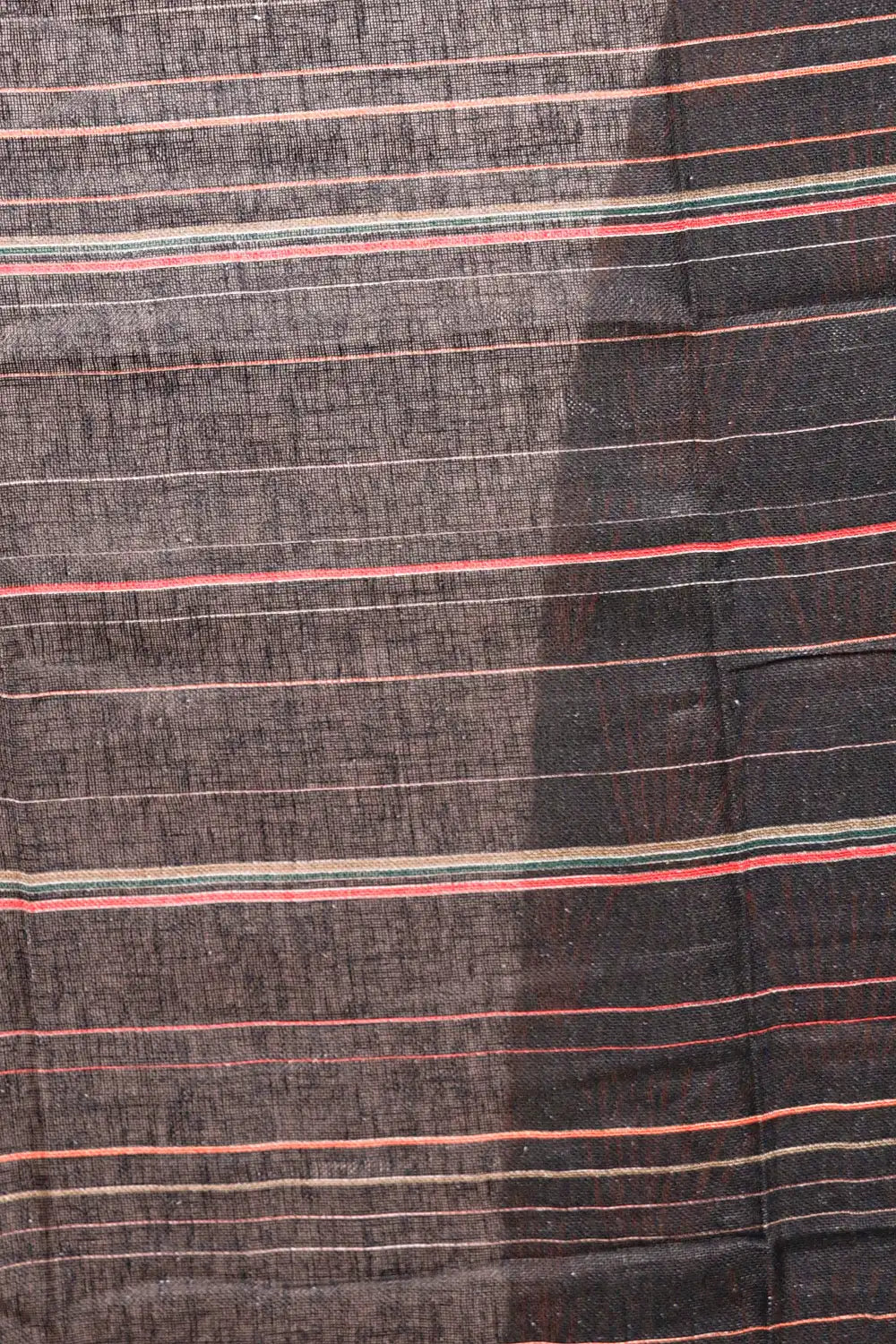 Black Semi Linen Printed Unstitched Churidhar Material
