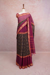 Navy Blue Cotton Saree