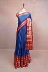 Royal Blue Semi Silk Saree