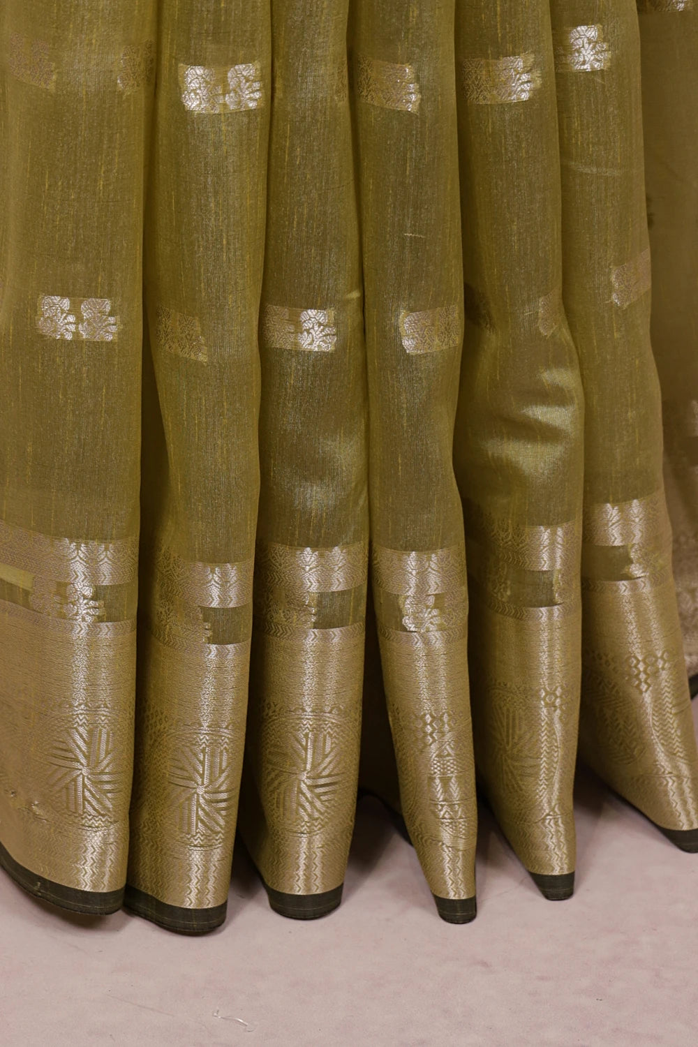 Light Green Semi Tissue Jute