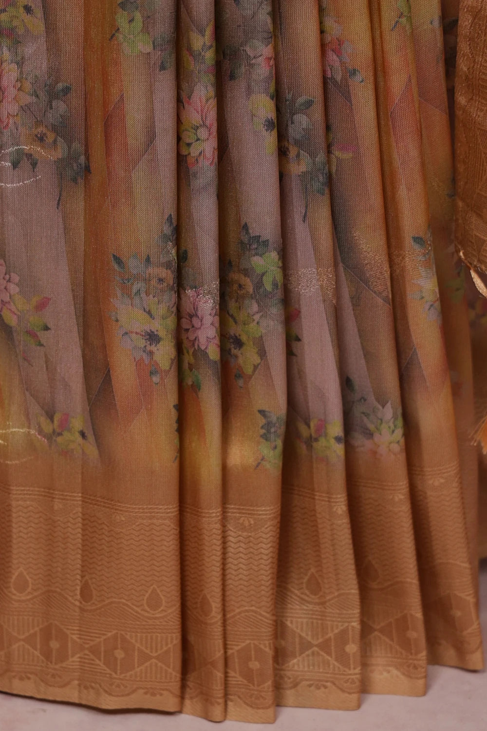 Multi Color Semi Tissue Saree