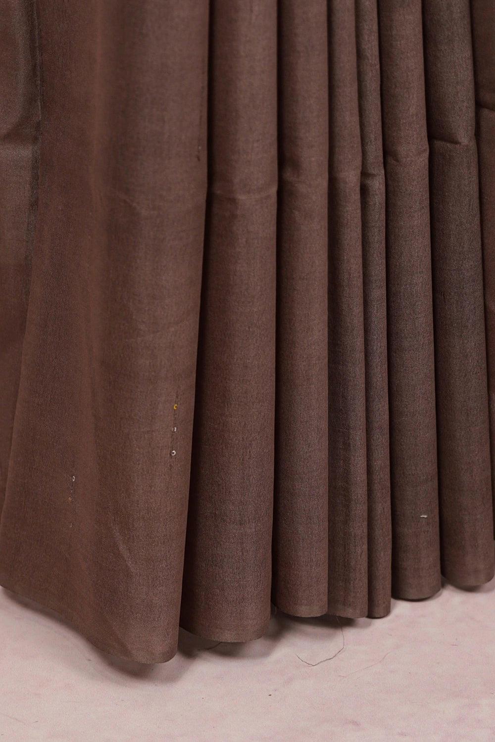 Taupe Semi Tussar Saree