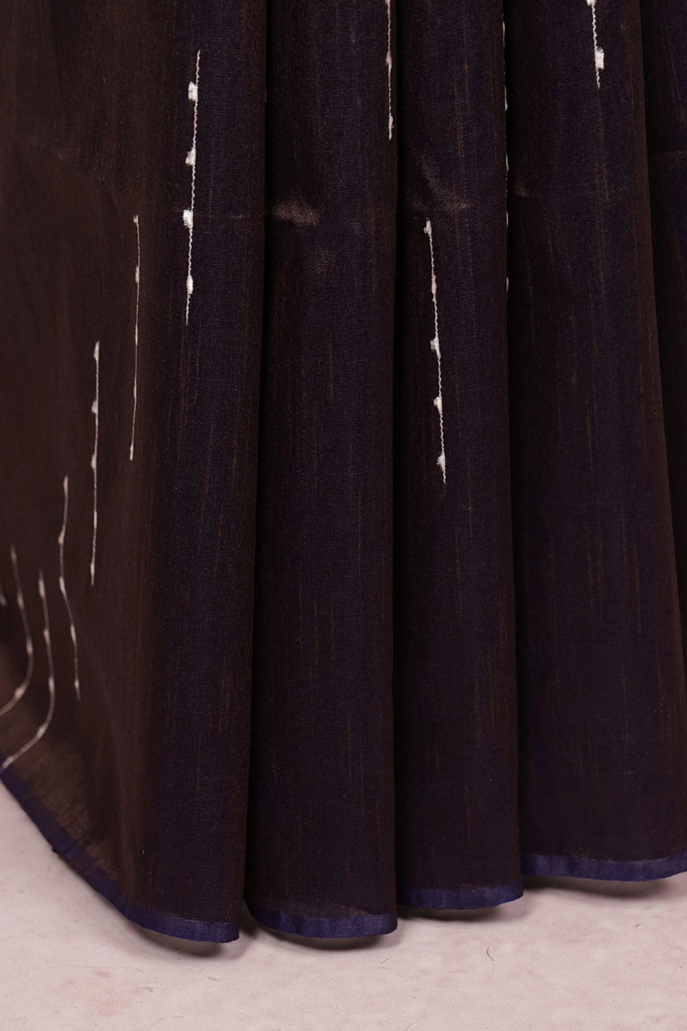 Coffee Brown Semi Jute Saree