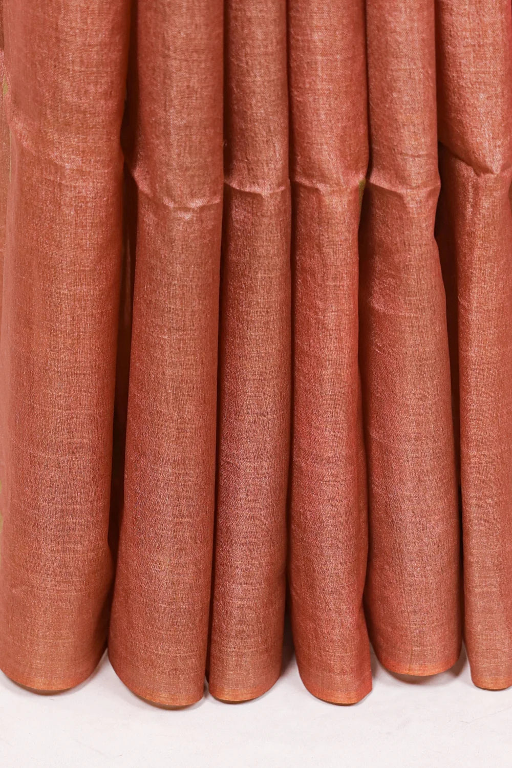 Light Brown Tussar Silk Saree