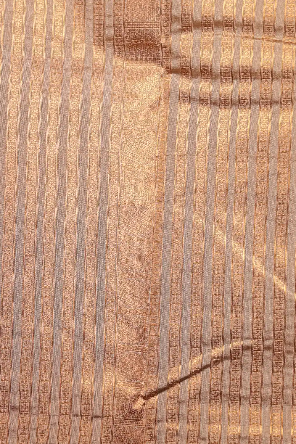 Teal Blue And Wine Semi Silk Saree