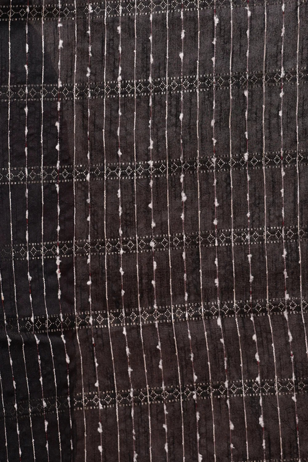 Magenta Semi Jute Saree