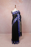 Black Semi Jute Saree