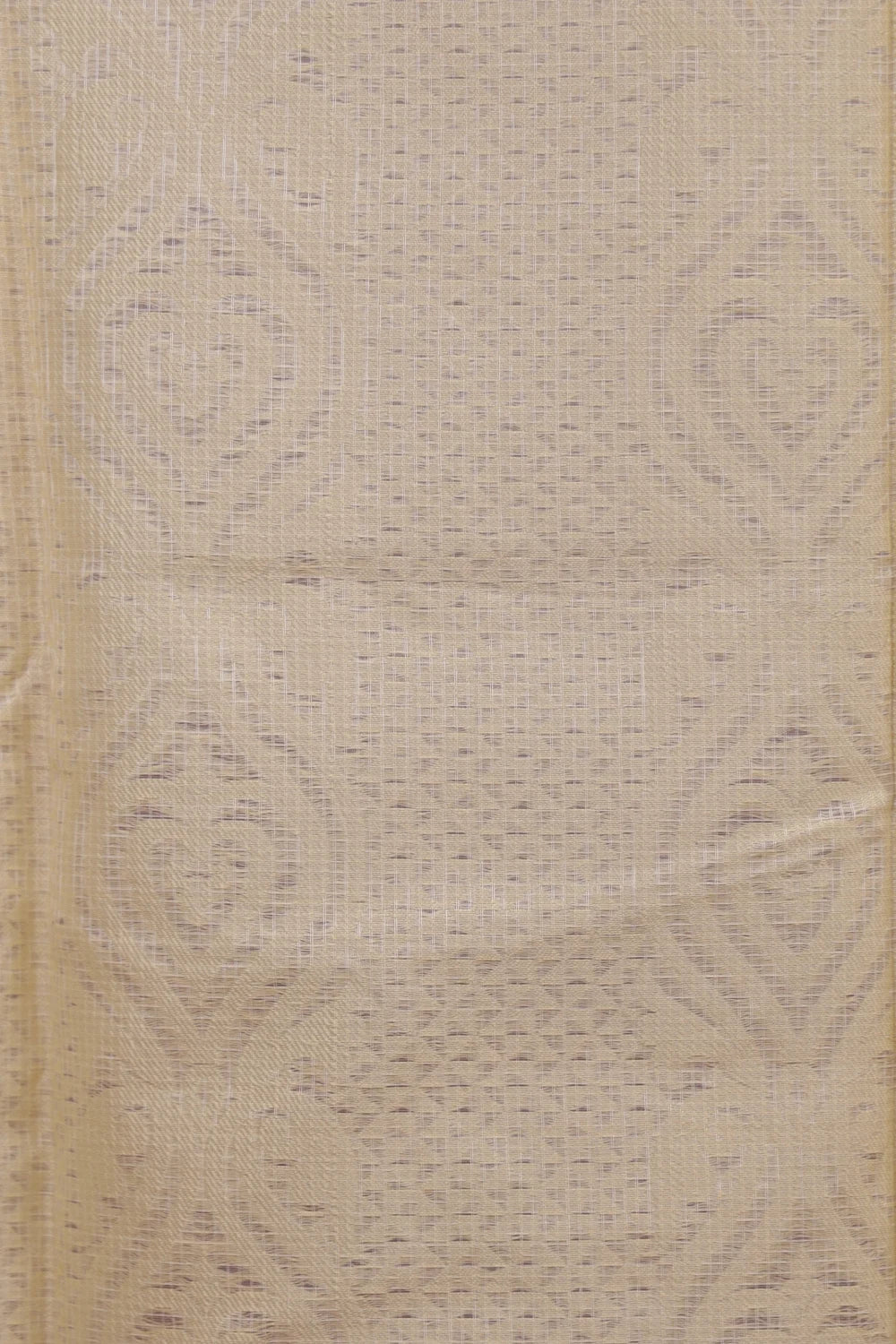 Cream Net Kota Saree
