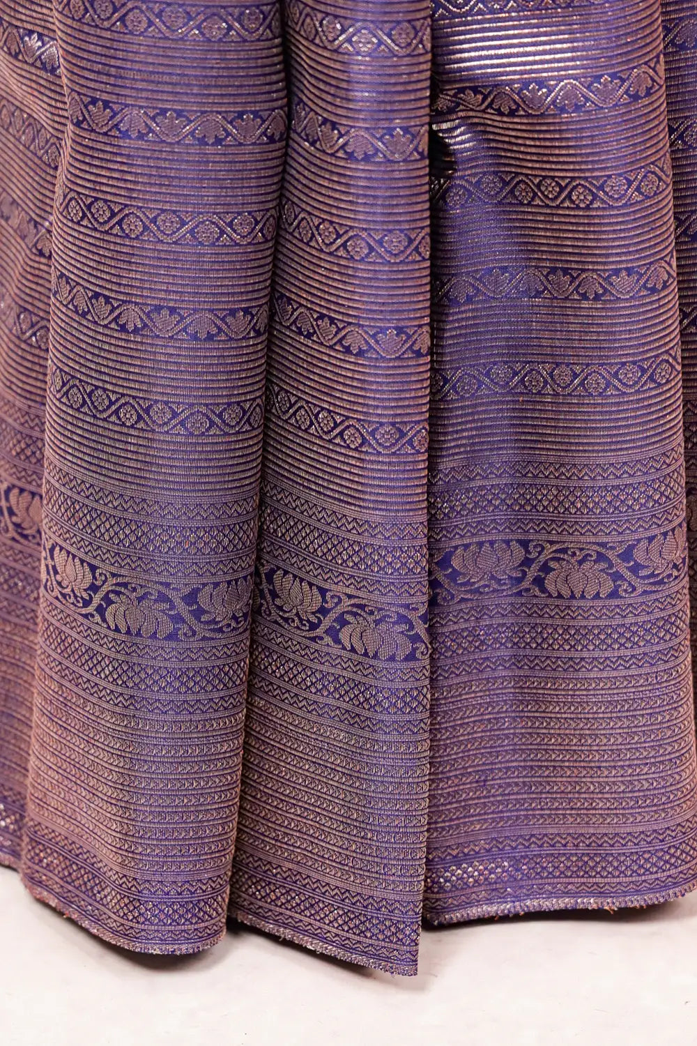 Navy Blue Kancheepuram Silk Saree