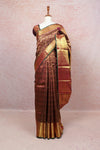 Wine Kancheepuram Silk Saree