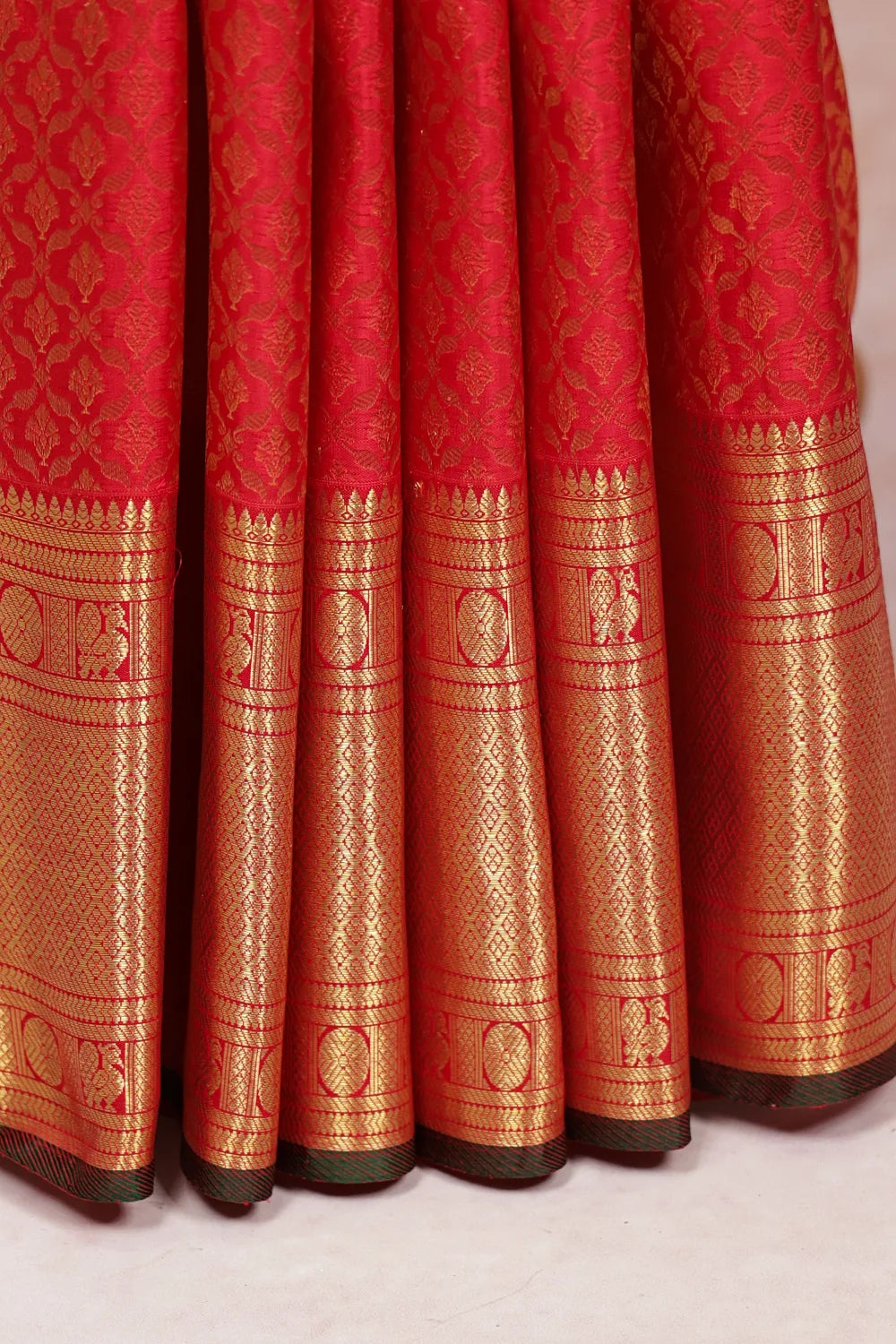 Red Kancheepuram Silk Saree