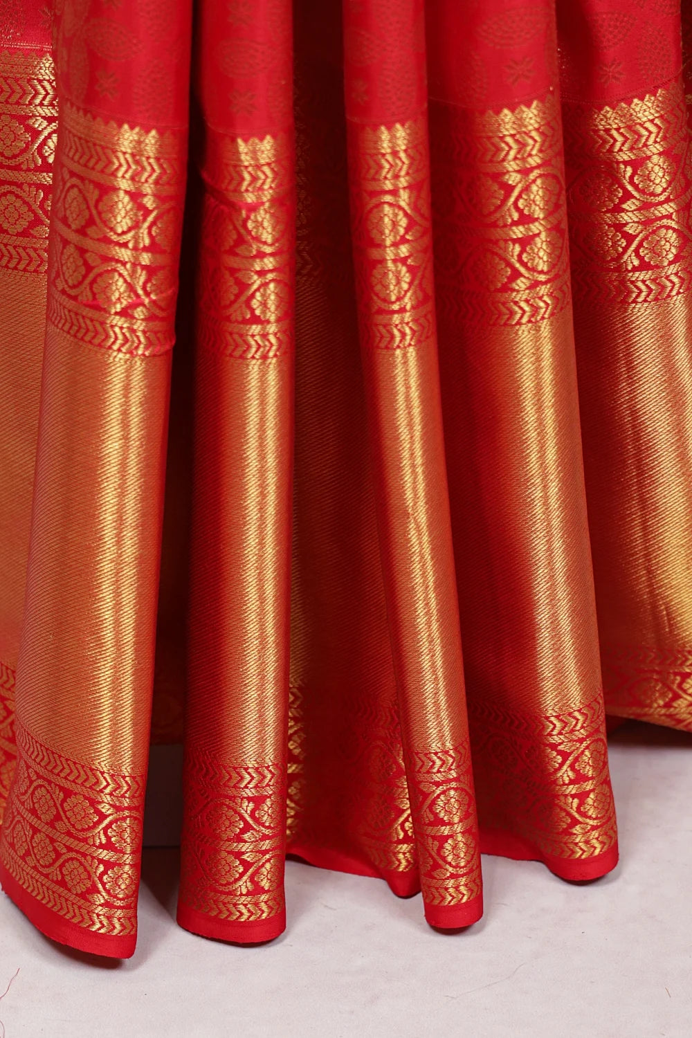 Red Kancheepuram Silk Saree