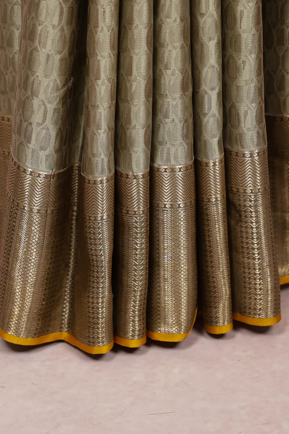Pastel Green Kancheepuram Silk Saree